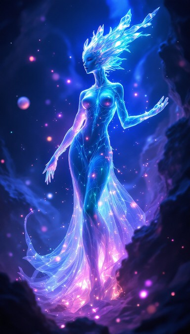 Free Luminous Ethereal Being Image - Creature, Bioluminescent, Ethereal ...