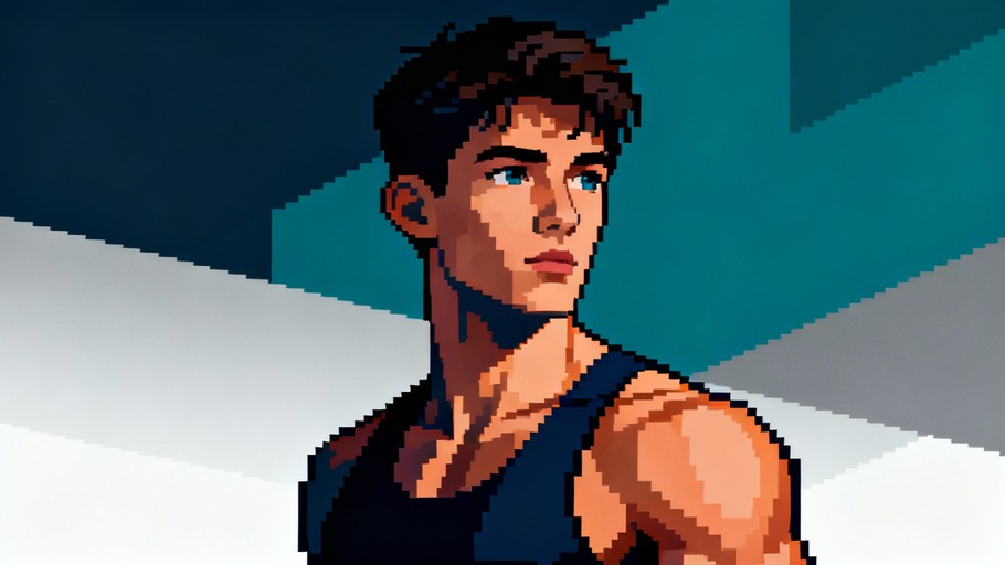 Free Pixel Gym Reflection Image - Pixel, Gym, Fitness | Download at ...