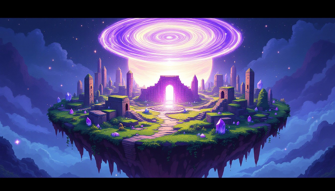 Free Portal Above Ruins Image - Portal, Ruins, Floating | Download at ...
