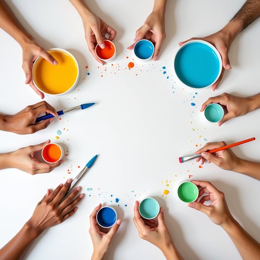 Free Colorful Creative Circle Image - Art, Creativity, Collaboration ...