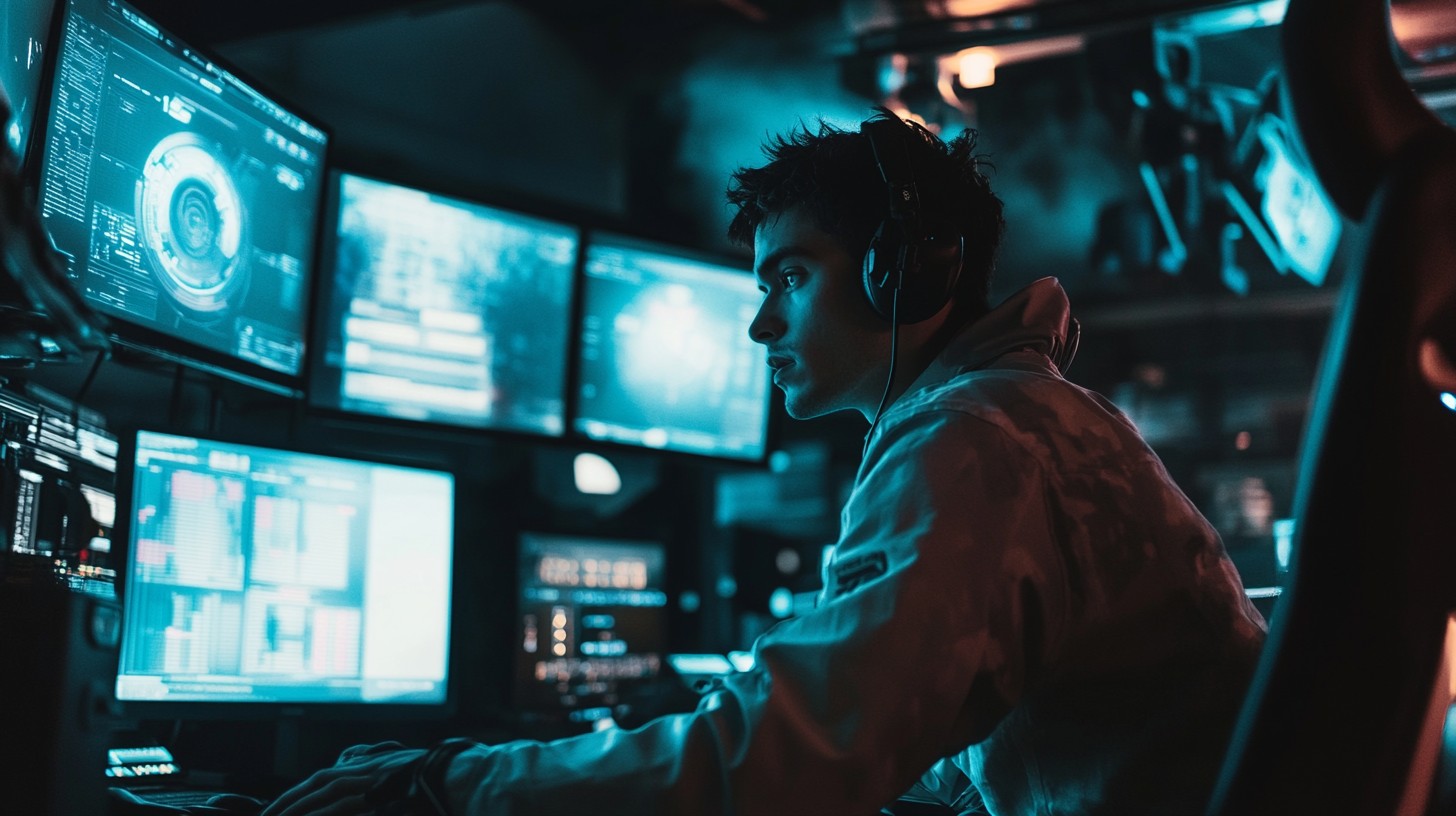 Free Focused control operator Image - Technology, Operator, Monitors ...