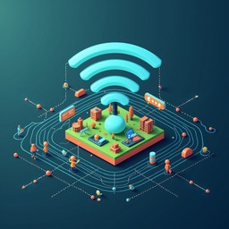 Free Connected Digital World Image - Wifi, Connectivity, Wireless ...