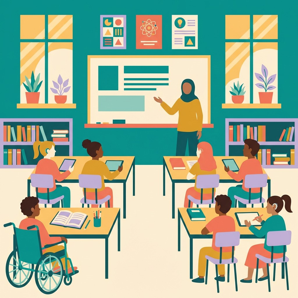 Free Inclusive Classroom Learning Image - Classroom, Education ...