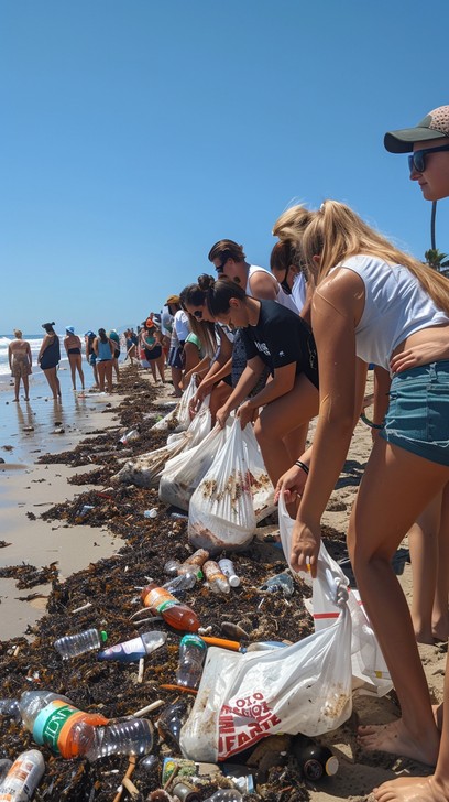 Free Beach Cleanup Activity Image - Volunteers, Beach, Cleanup ...