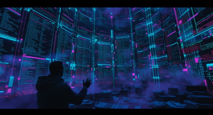 Free Infinite Digital Archive Image - Holographic, Archive, Futuristic ...