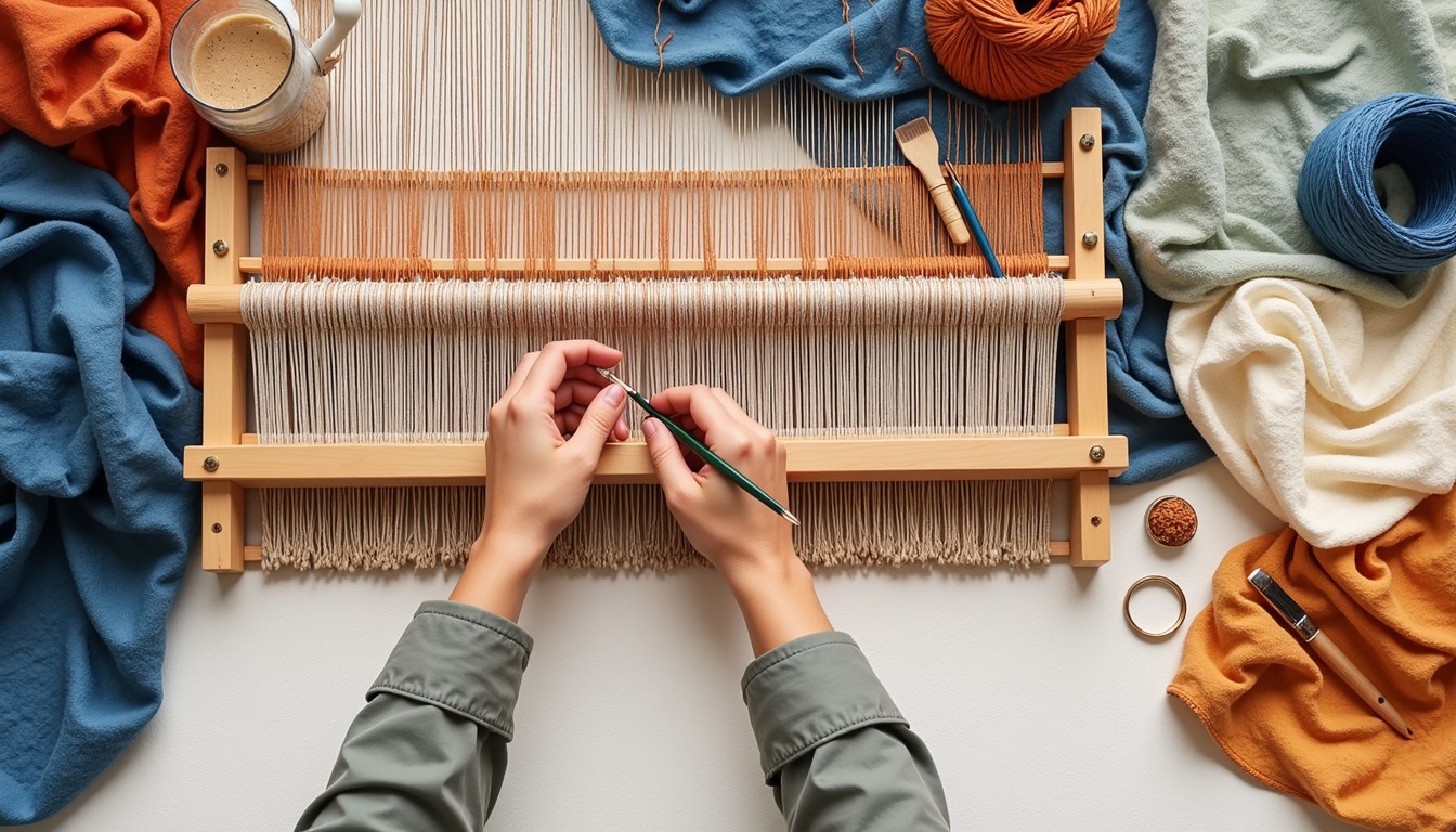 Free Weaving colorful threads Image - Weaving, Loom, Textile | Download ...