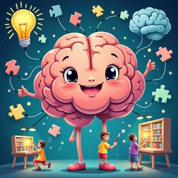 Mind Connection Cartoons Download Mind At Work Image - Brain, Thinking, Cognitive | StockCake