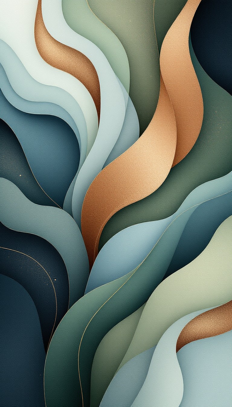 Free Flowing Copper Waves Image - Abstract, Waves, Copper | Download at ...