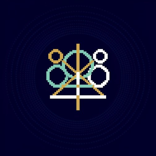 Free Glowing Pixel Emblem Image - Pixel, Retro, Geometric | Download at ...