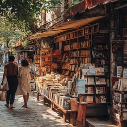 Free Sunlit Book Stall Image - Books, Sunlight, Street | Download at ...