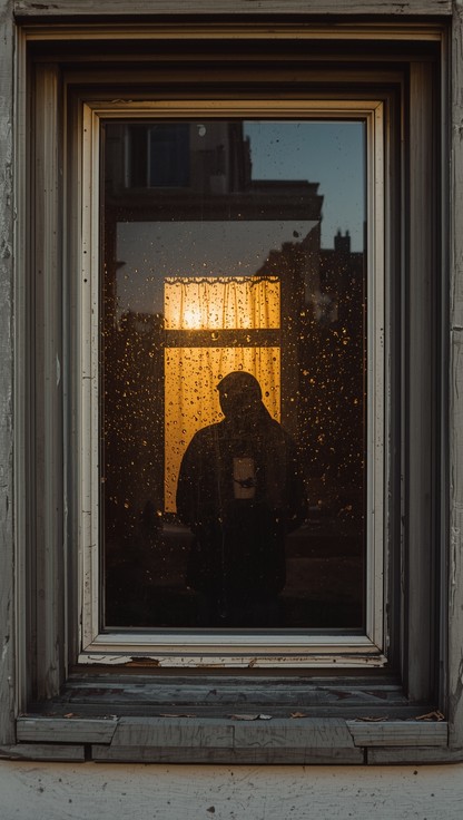Free Behind Glass Dreams Image - Silhouette, Window, Golden | Download ...