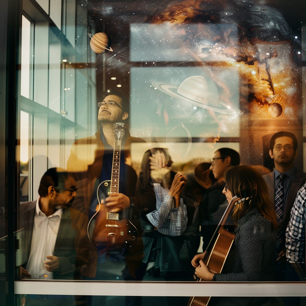 Musical Reflections Free Musical Reflections Merge Image | Download at StockCake