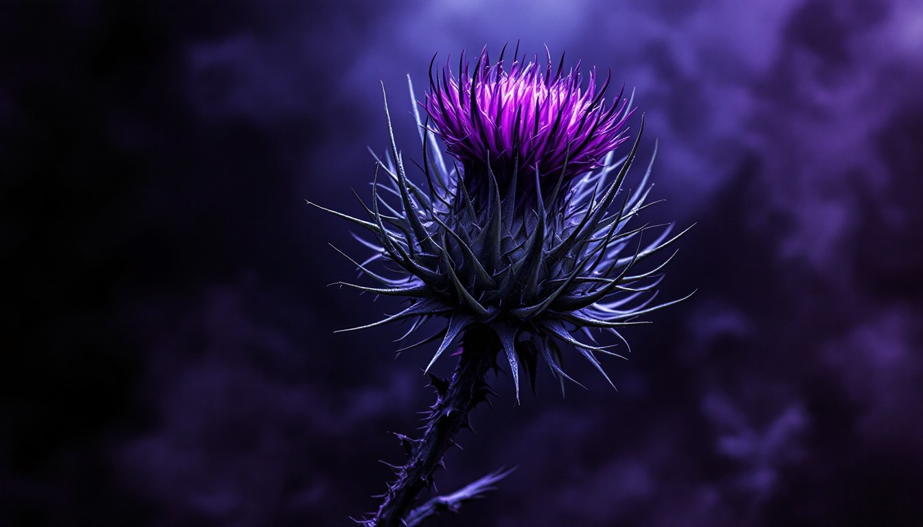 Free Dark Thistle Beauty Image - Thistle, Gothic, Dark | Download at ...