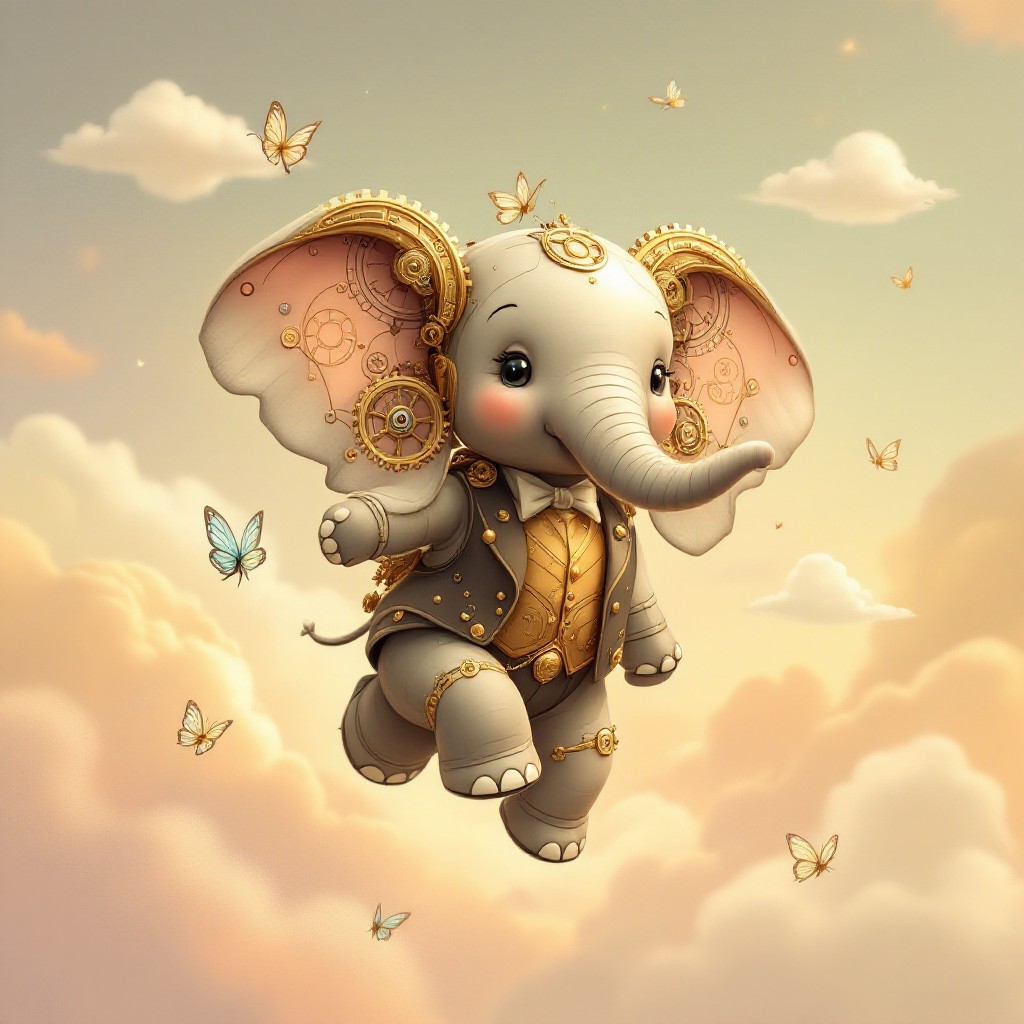 Free Clockwork Elephant Dreams Image - Elephant, Steampunk, Clockwork ...