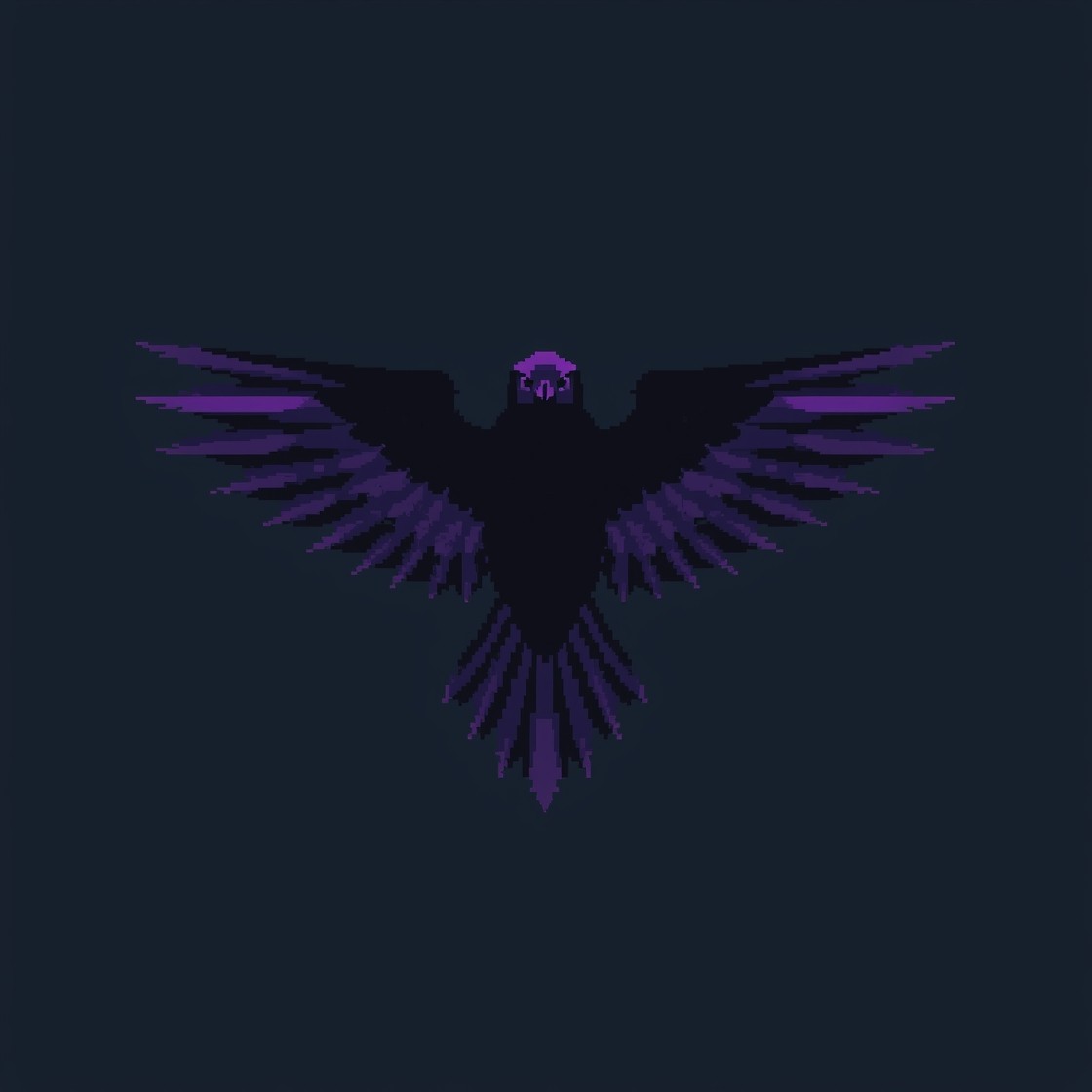 Free Geometric Raven Design Image - Raven, Pixel, Geometric | Download ...