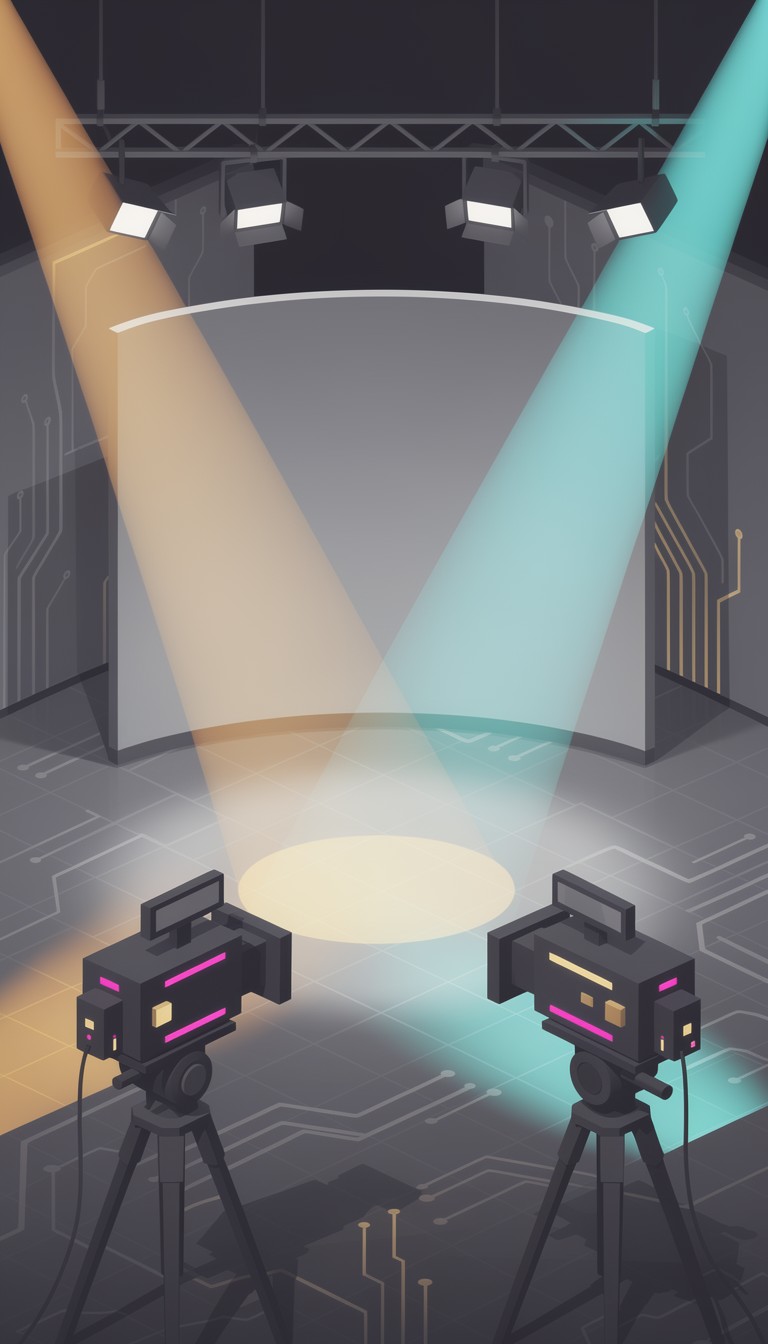 Free Broadcasting Studio Scene Image - Studio, Broadcast, Television ...