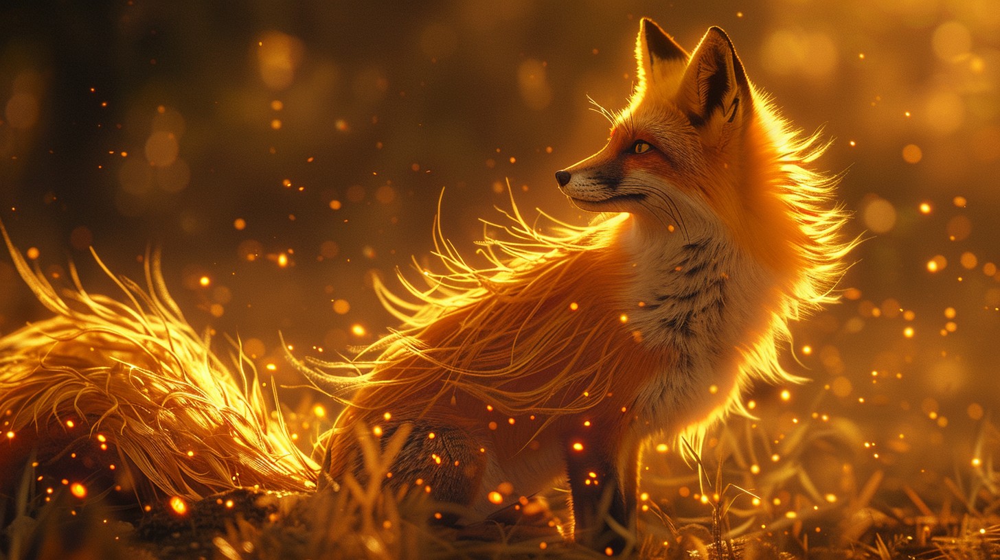 Free Glowing Twilight Fox Image - Fox, Twilight, Glowing | Download at ...