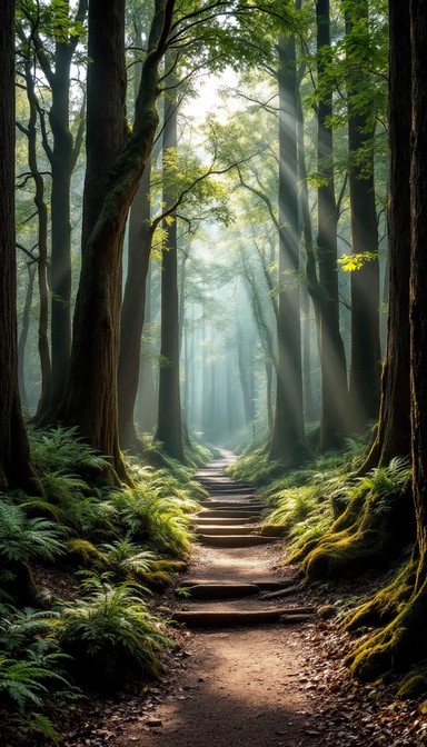 Free Mystical Forest Path Image - Forest, Path, Trail | Download at ...