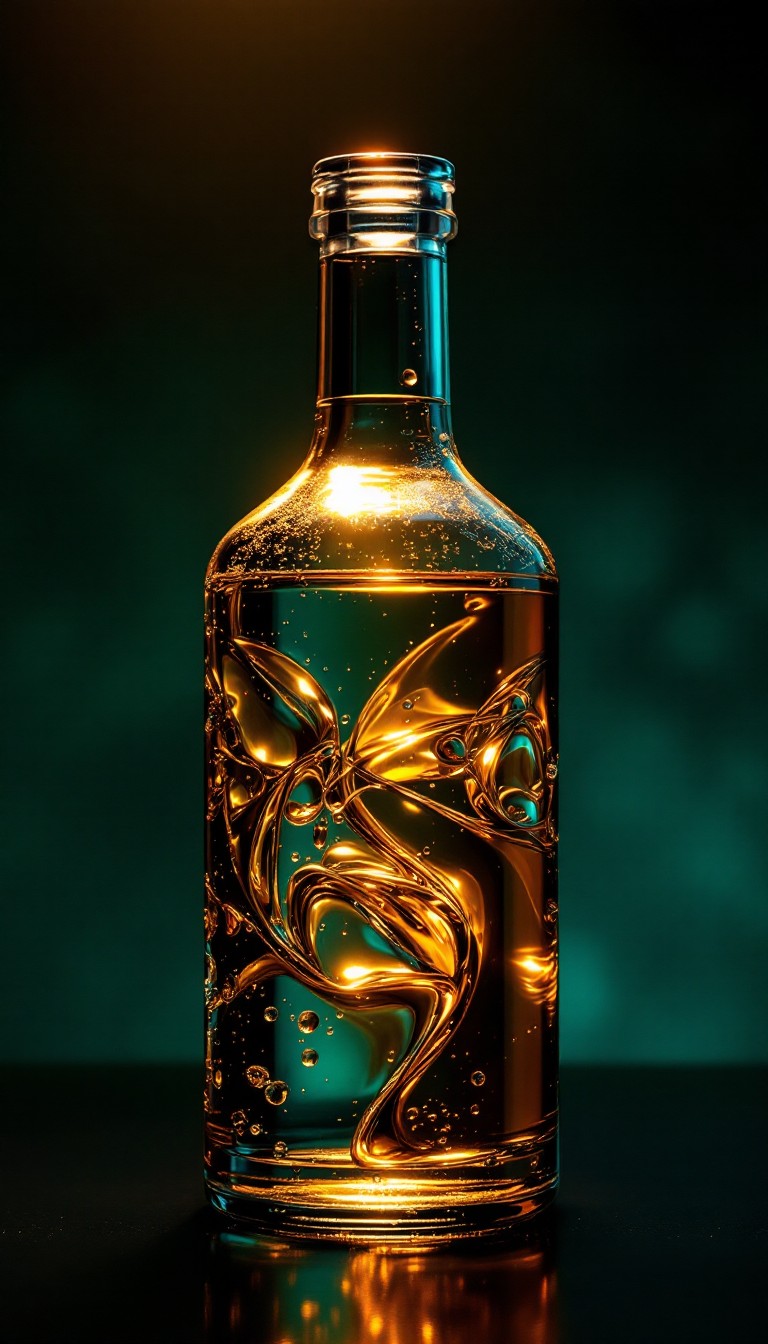Free Luminous Amber Bottle Image - Bottle, Glass, Amber | Download at ...