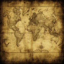 Free Antique World Map Image - Map, World, Antique | Download at StockCake