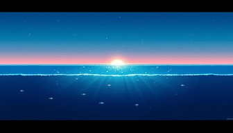 Free Pixelated Ocean Sunset Image - Pixel, Ocean, Sunset | Download at ...