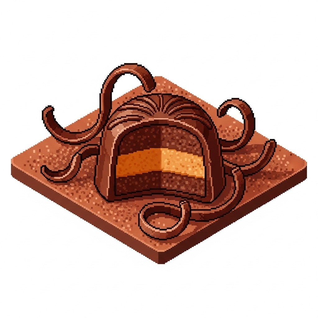 Free Chocolate Truffle Art Photo - Chocolate, Truffle, Pixel | Download ...