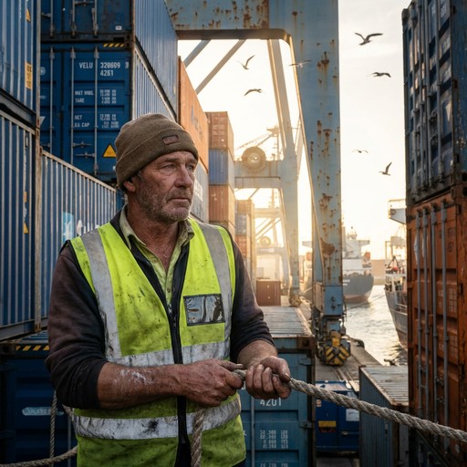 Free Harbor Worker Strength Image - Dockworker, Laborer, Harbor ...
