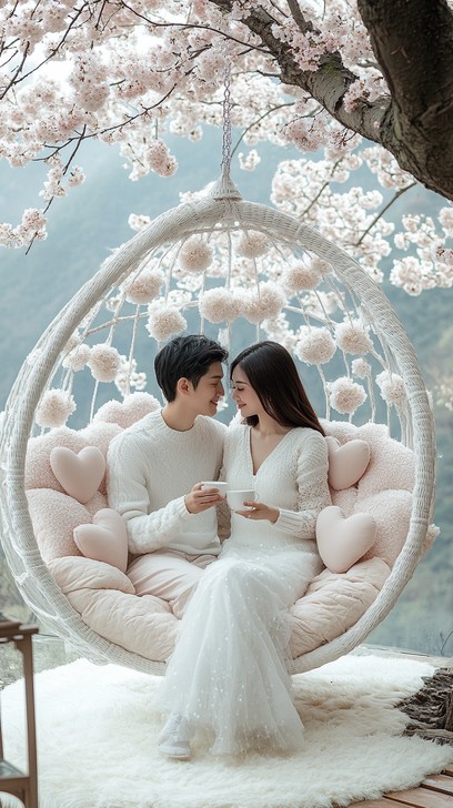 Free Romantic spring moment Image - Spring, Romance, Couple | Download ...