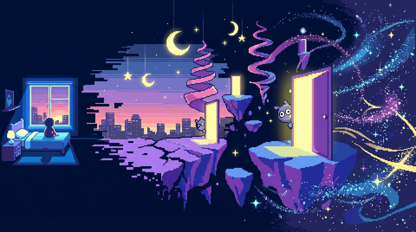 Free Pixel Dream Journey Image - Pixel, Art, Dream | Download at StockCake
