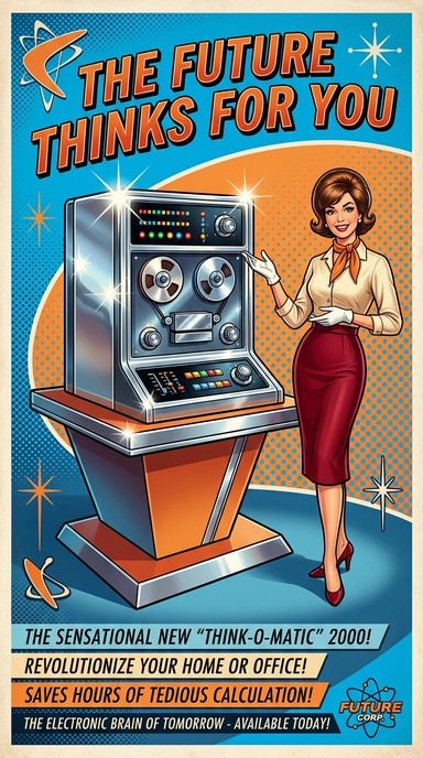 Retro Abstract Advert Free Retro AI Advertisement Image - Retro, Vintage, Advertisement ...