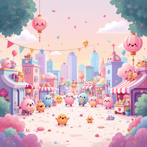 Free Kawaii Urban Celebration Image - Kawaii, Chibi, Illustration ...