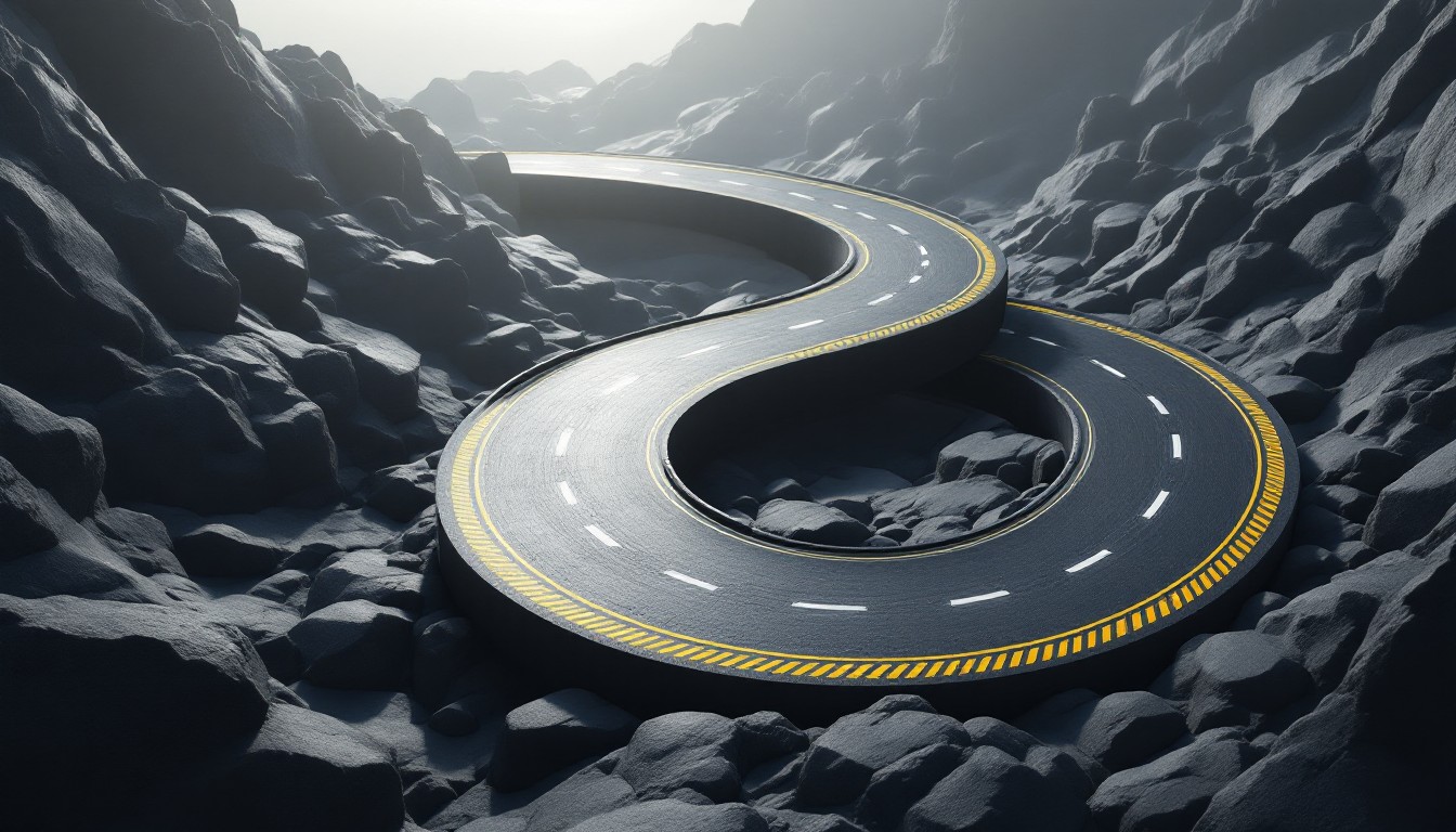 Free Floating Infinity Road Photo - Road, Curve, Floating | Download at ...