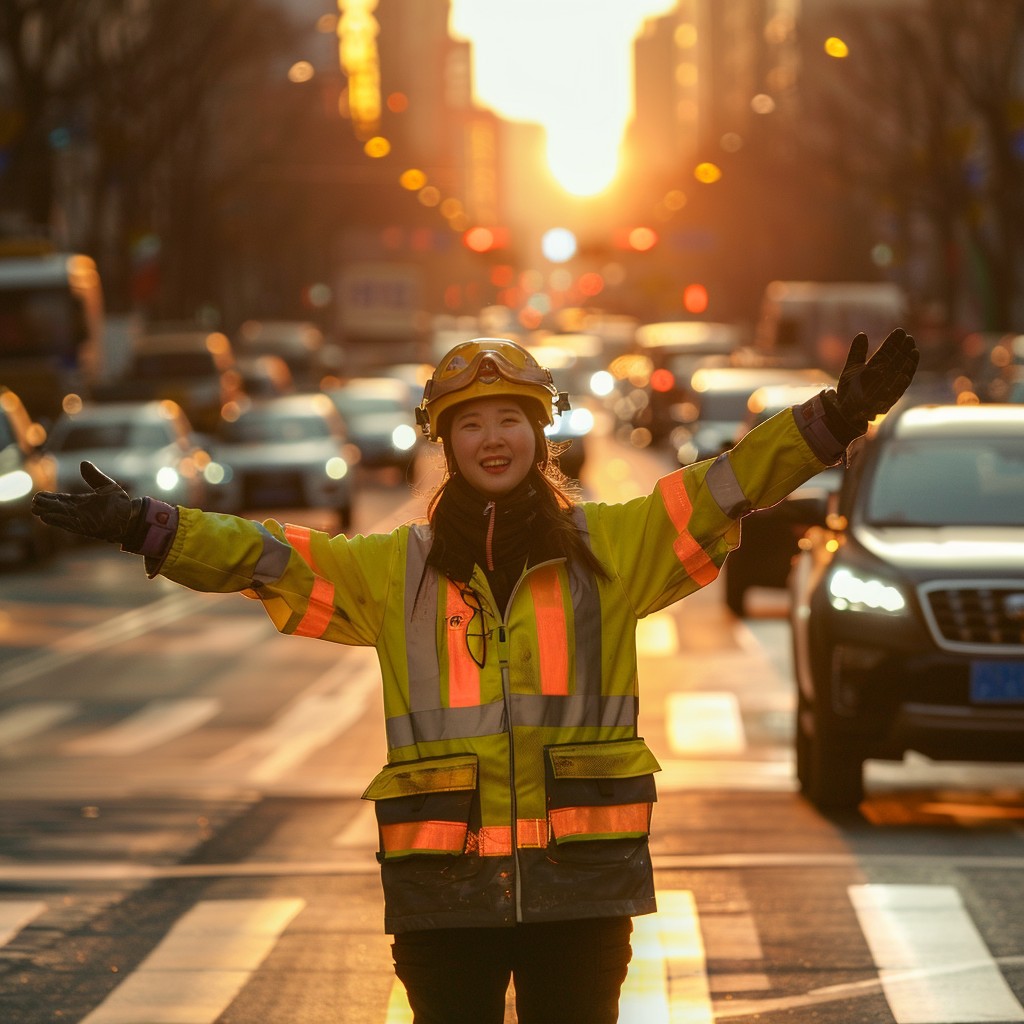 Traffic Vcontroller Free City Traffic Controller Image - Traffic, City, Sunset | Download ...