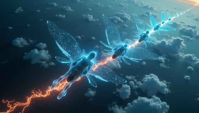 Free Luminous Digital Angels Image - Ethereal, Luminous, Wings ...
