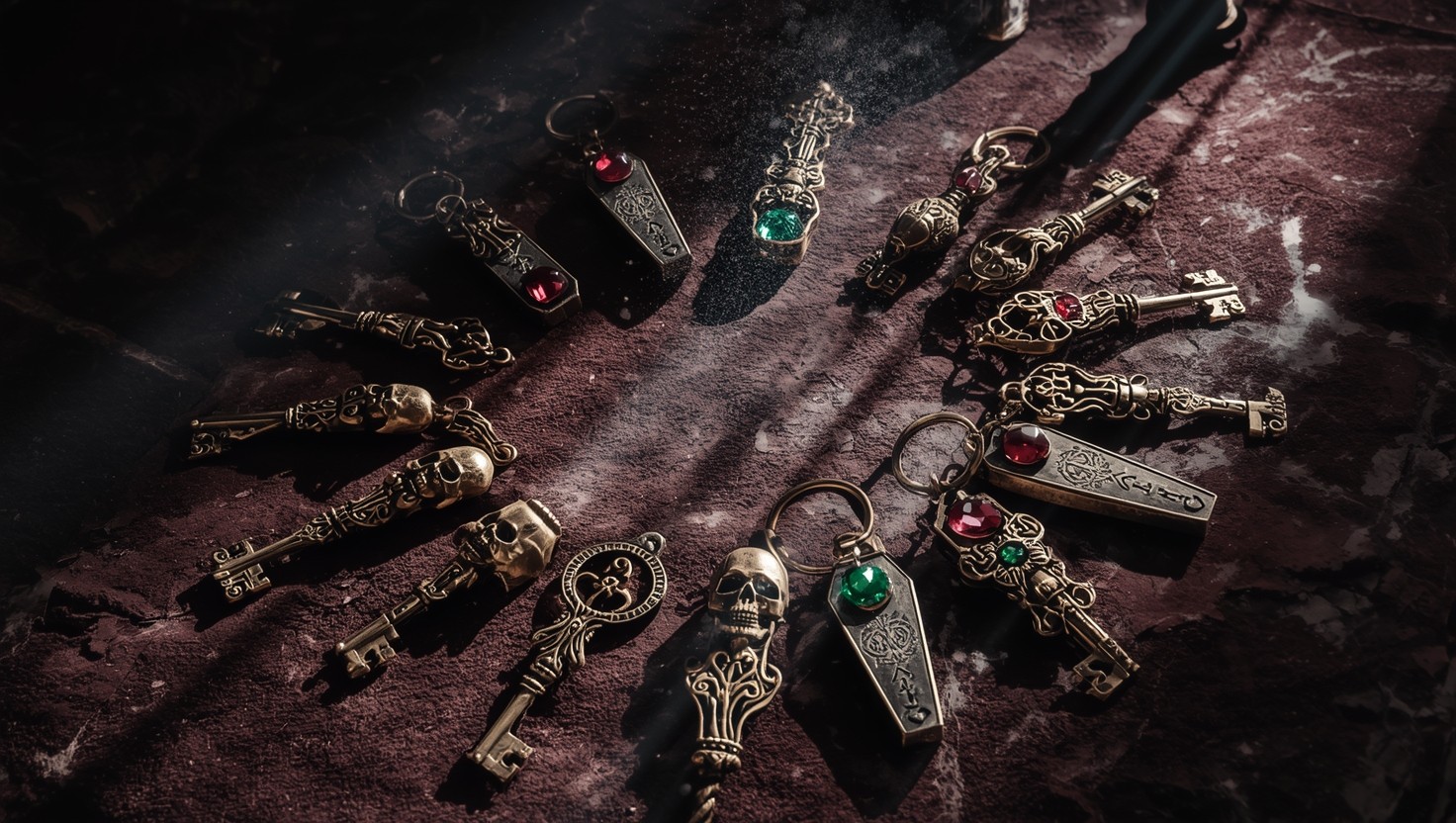 Free Gothic Keychain Ritual Photo - Gothic, Keychains, Skulls ...