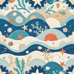 Free Coastal Textile Pattern Image - Pattern, Textile, Coastal ...