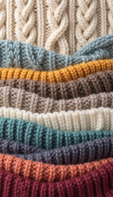 Textured Knits Free Colorful Knitted Textures Image - Knitting, Cables, Wool ...