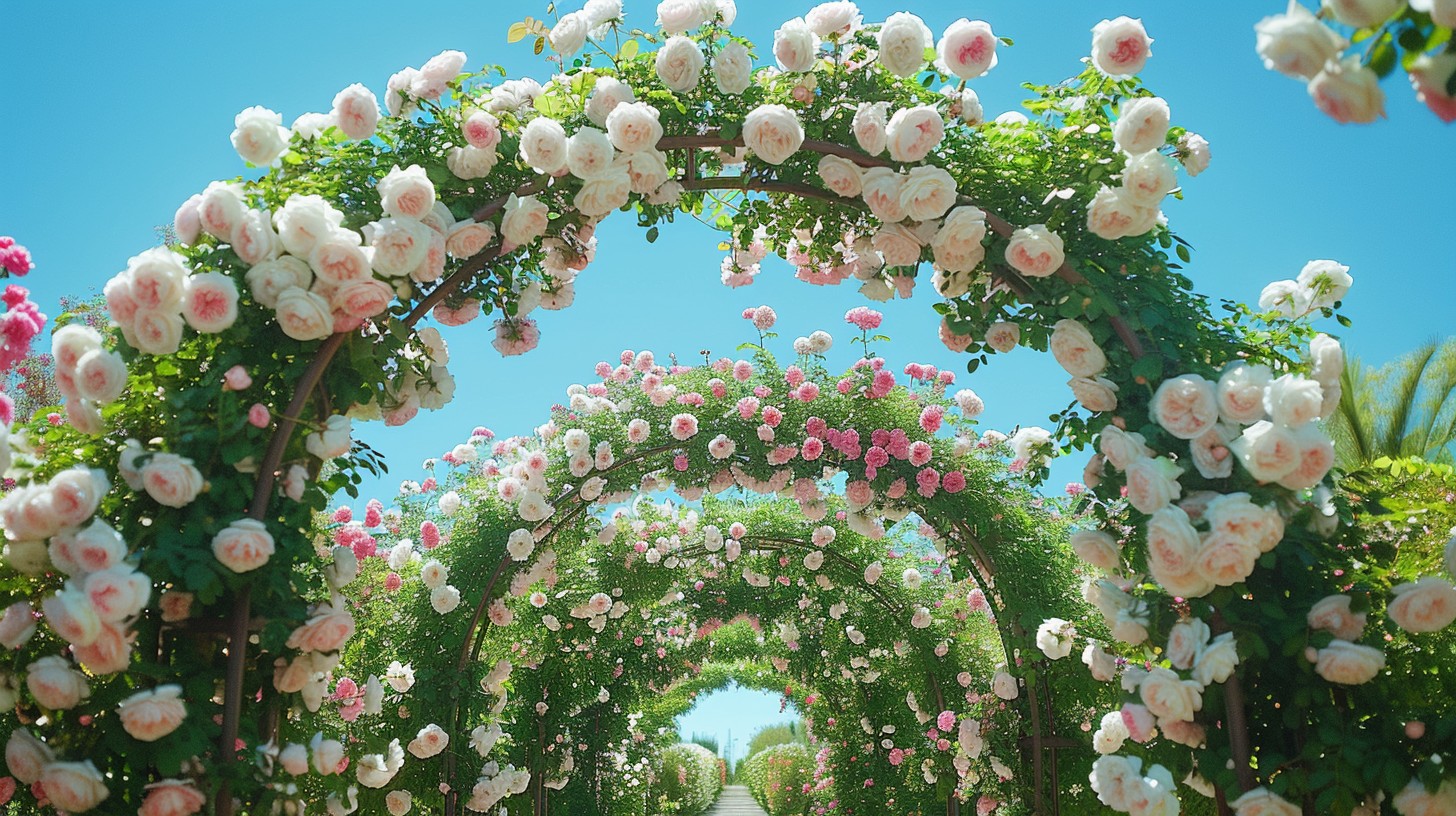 Arching Roses Free Blooming Rose Arches Image - Rose, Arches, Garden | Download at ...