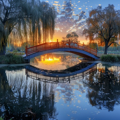 Free Sunset Bridge Reflection Image - Sunset, Bridge, Reflection ...