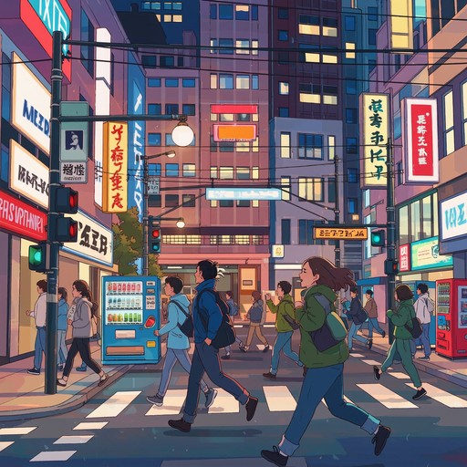 Free Anime Street Crossing Image - Anime, Manga, Illustration ...