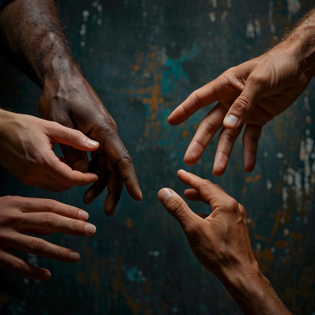 Free Hands Reaching Together Photo - Hands, Reaching, Connection ...