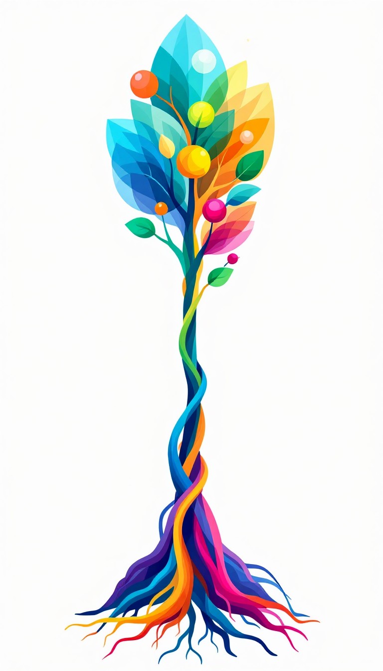 Ecosystem Integration Vector Image Free Colorful Connected Ecosystem Image - Collaboration, Ecosystem ...