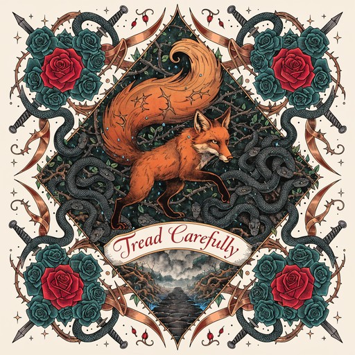 Download Gothic Fox Transformation Image - Fox, Gothic, Tattoo | StockCake