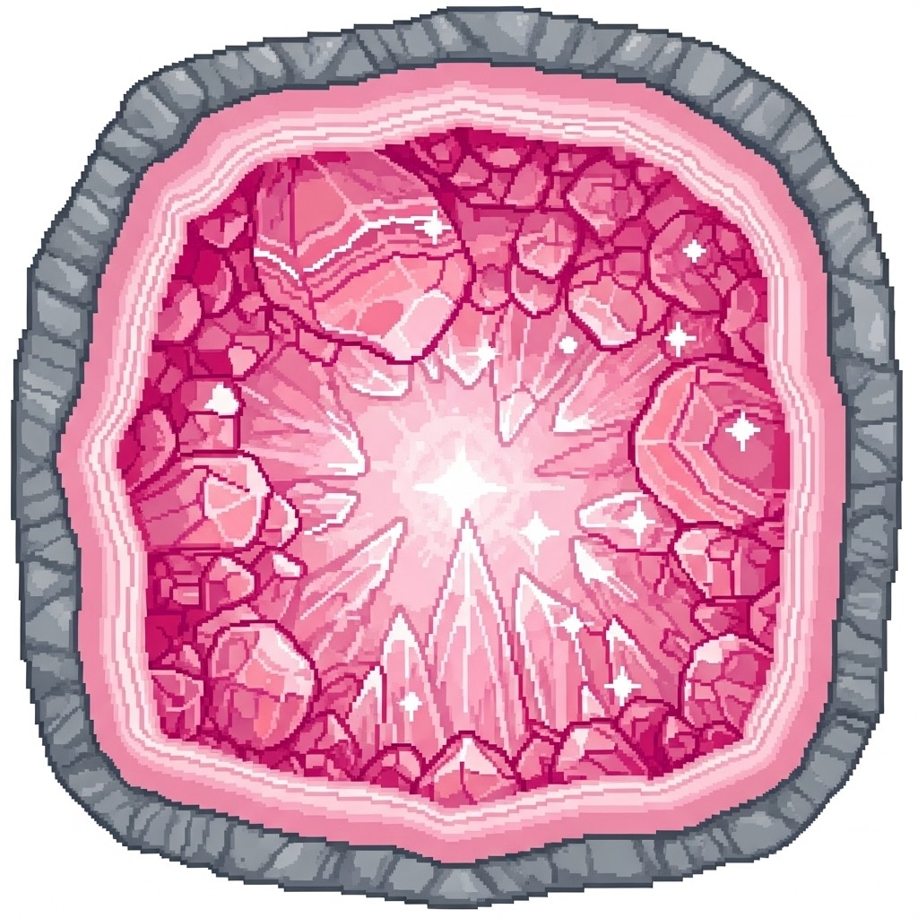 Pink Geode Pattern Free Pink Geode Slice Image - Geode, Crystal, Pink | Download at StockCake