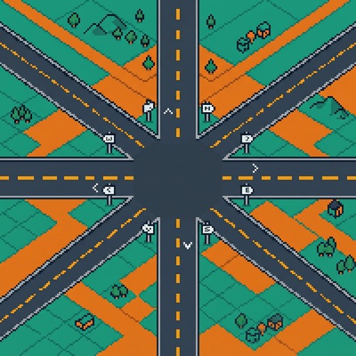 Free Choose Your Path Image - Crossroads, Intersection, Pixel ...