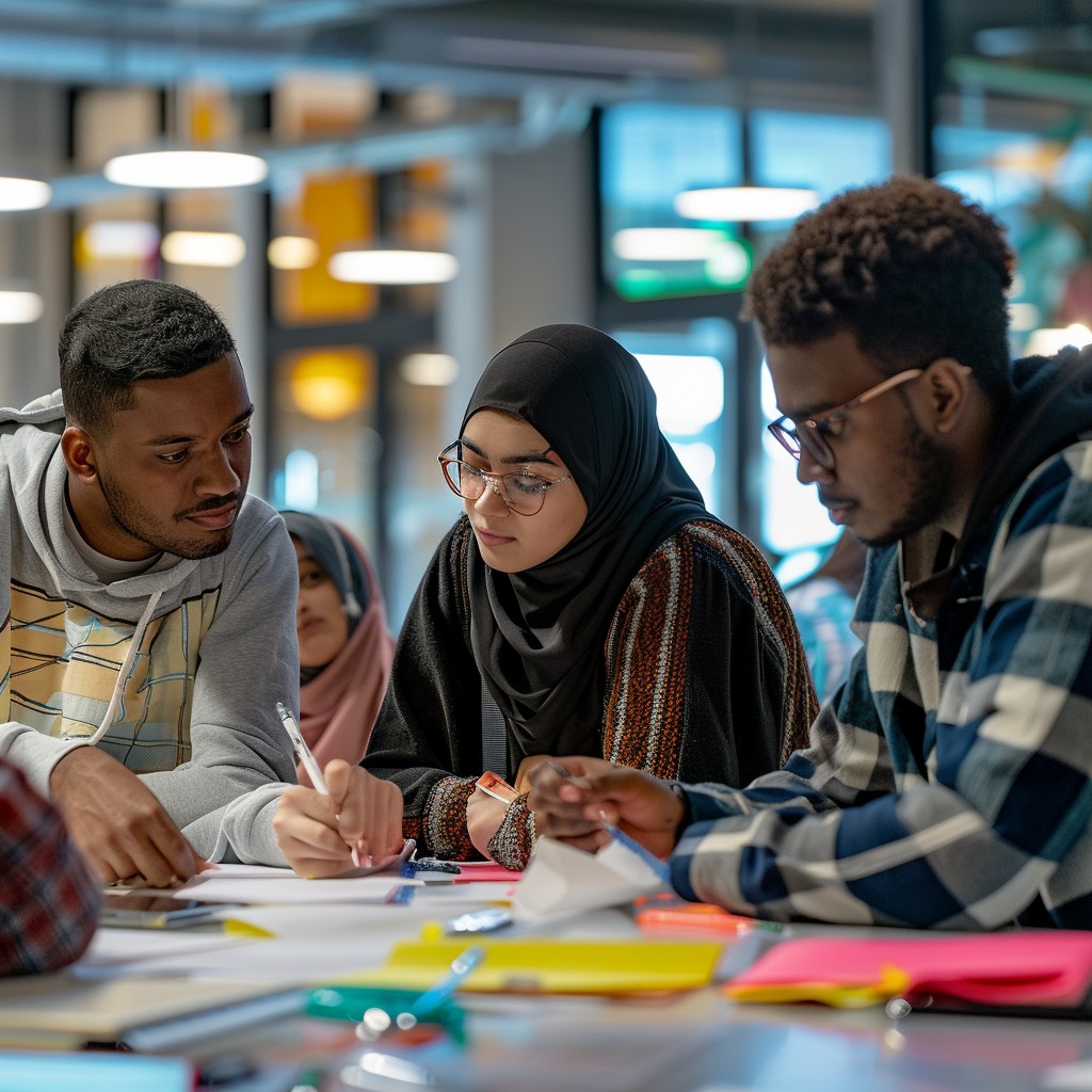 Free Focused Group Study Image - Students, Studying, Collaboration ...