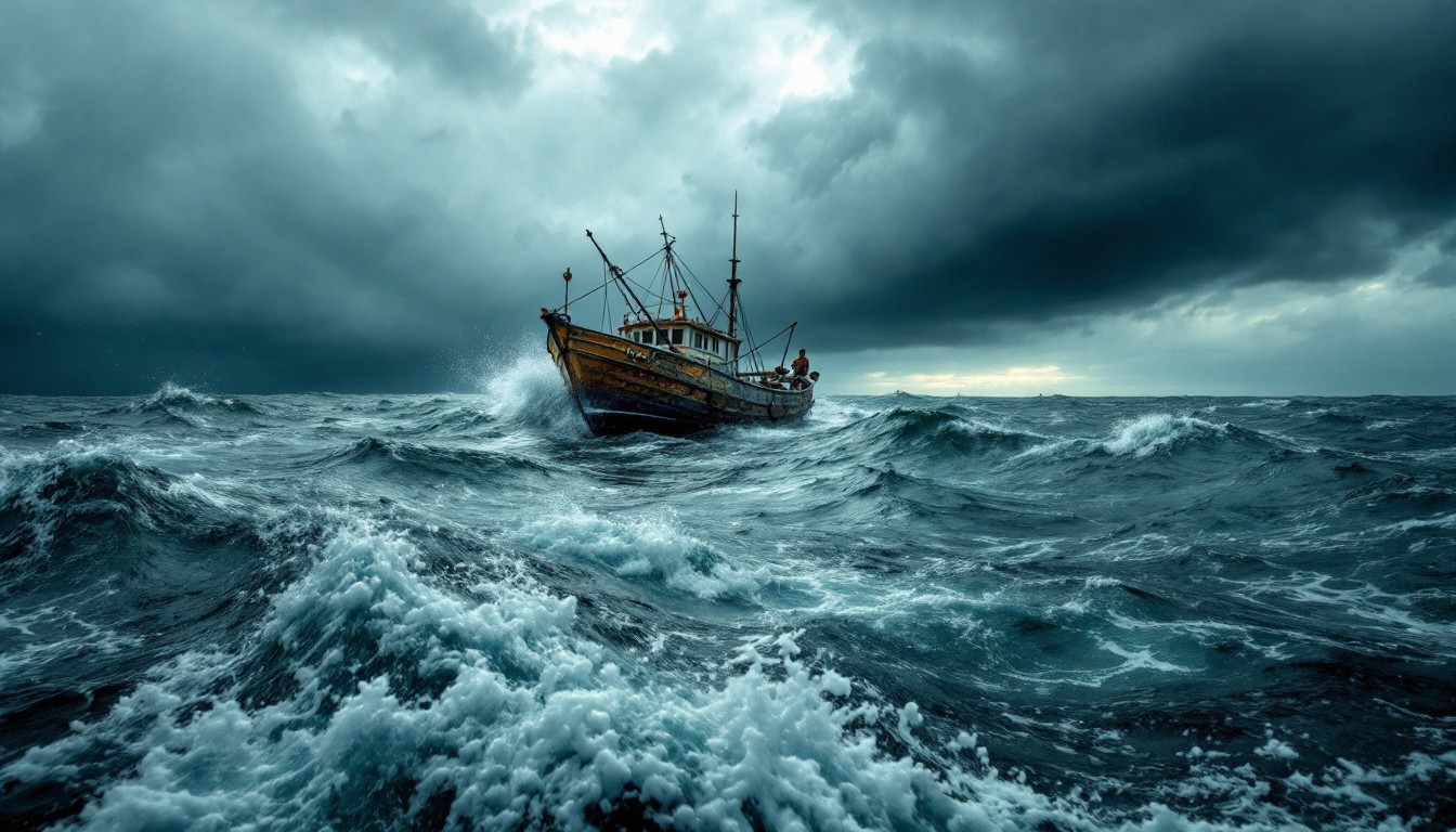 Free Battling Ocean Fury Image - Storm, Ocean, Fishing | Download at ...
