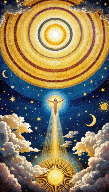 Free Divine Radiant Sky Image - Byzantine, Mosaic, Celestial | Download ...