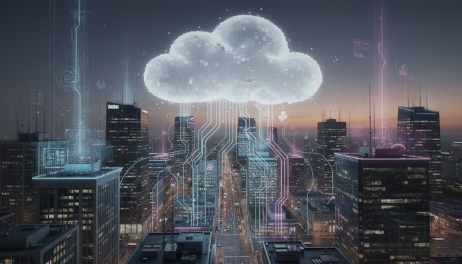 Free Cloud Computing City Image - City, Technology, Cloud | Download at ...