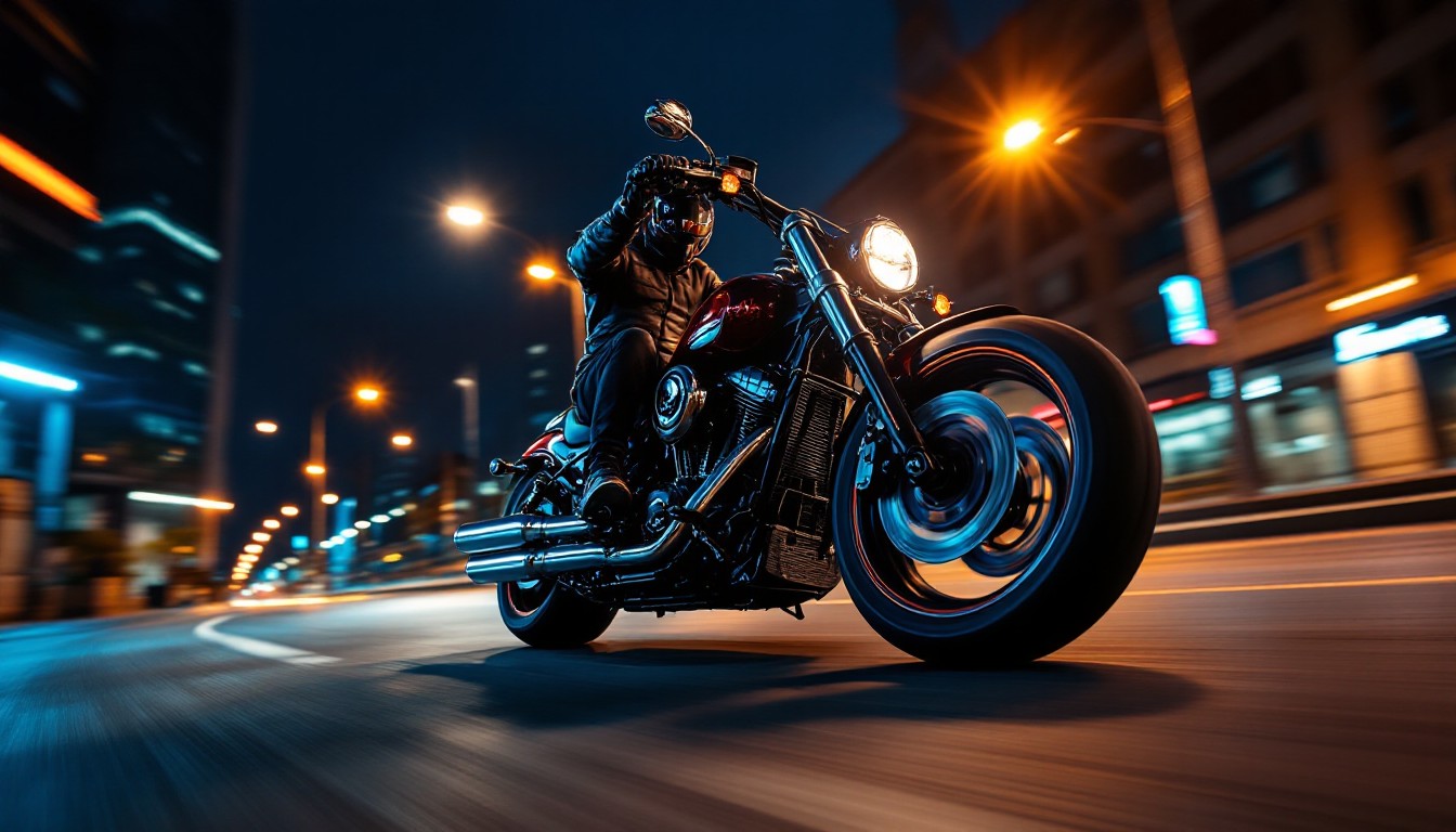 Free Night Rider Speed Image - Motorcycle, Night, Speed | Download at ...